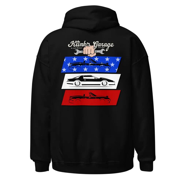 Klink's Garage embroidered Hoodie. product image (1)