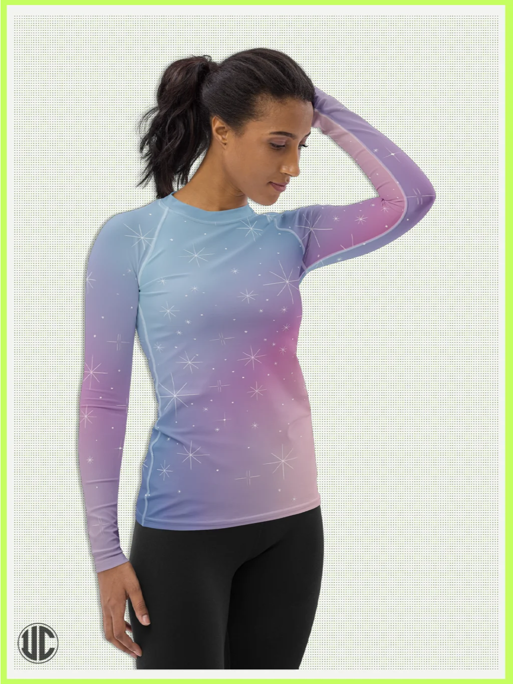 Sunset Constellations – Women’s Rash Guard product image (2)