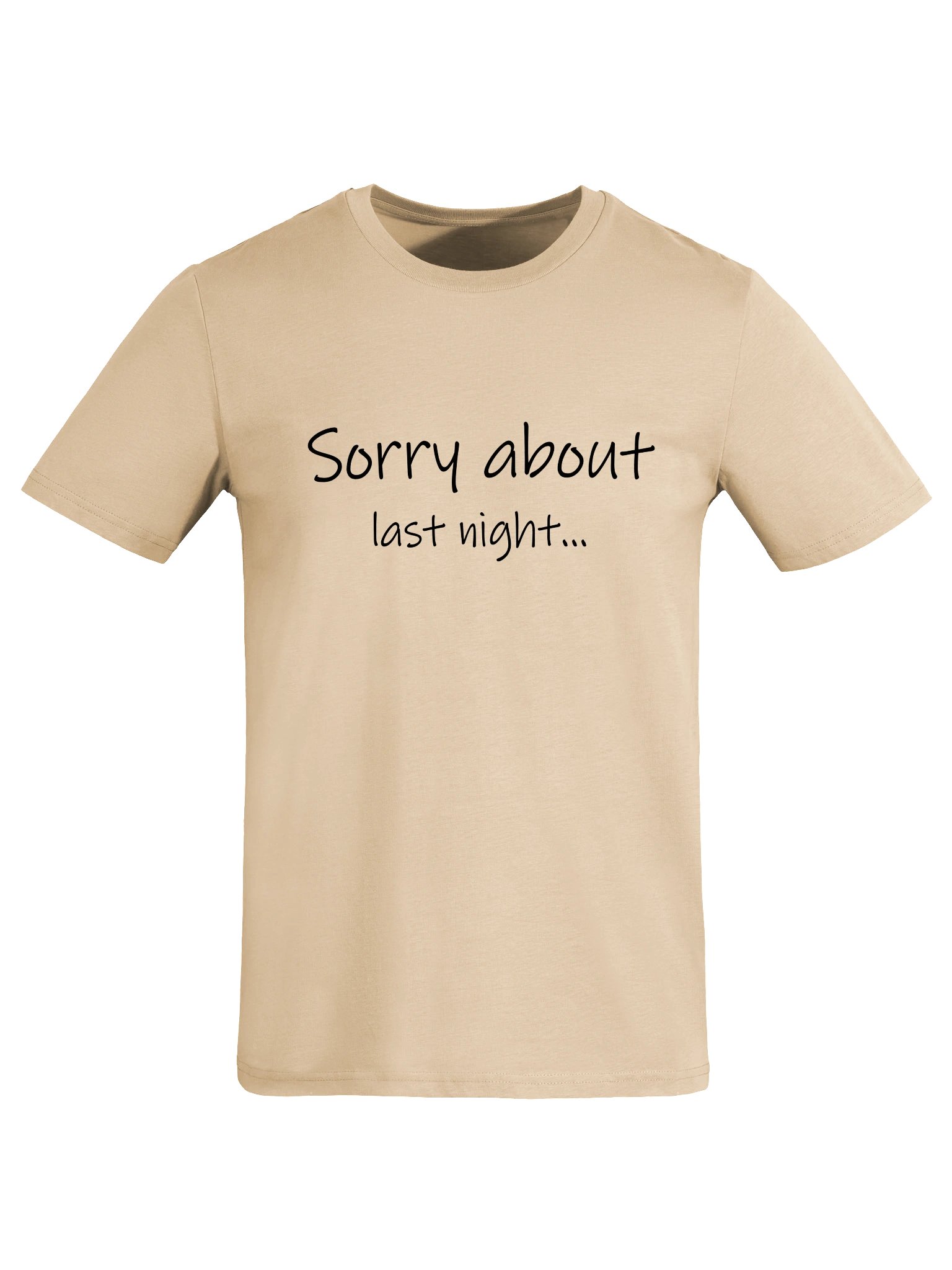 Sorry About Last Night Organic Cotton Tee Lt. product image (40)