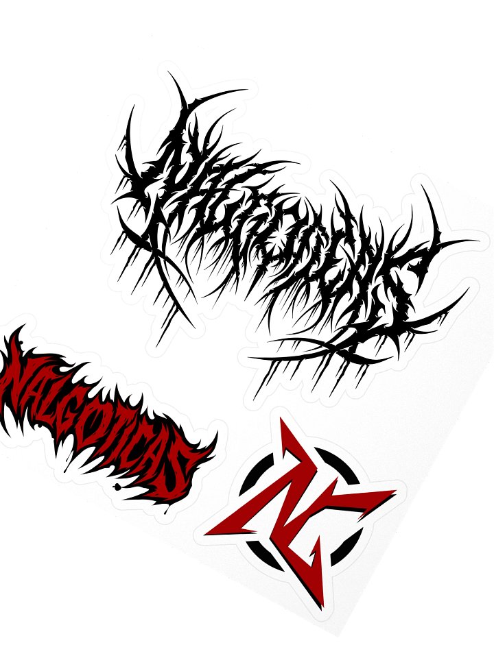 Nalgoticas Metal Alt Sticker Bundle product image (2)