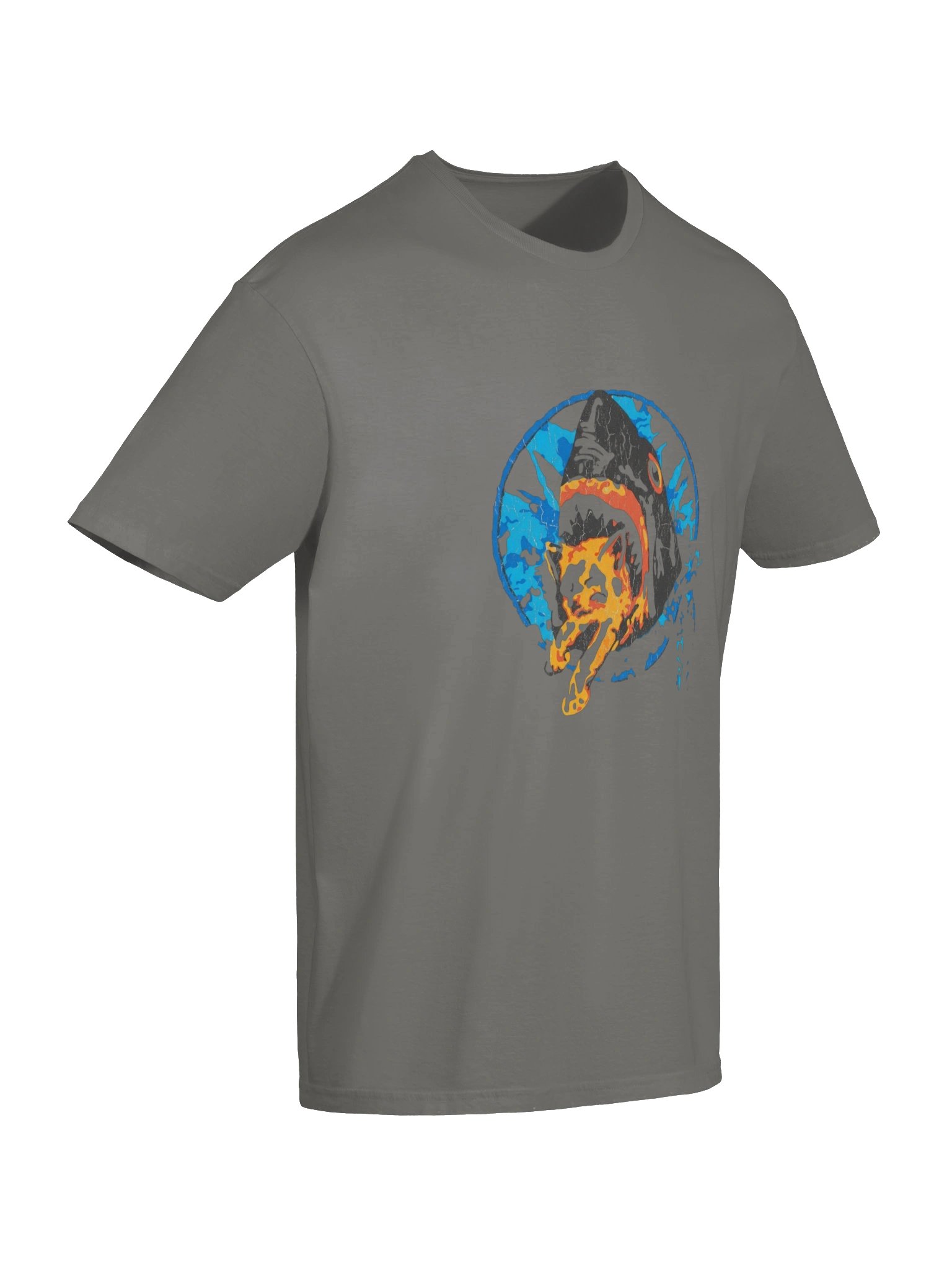 Pineapple Express Saul Silver Shark Eating Cat Unisex T-Shirt product image (6)
