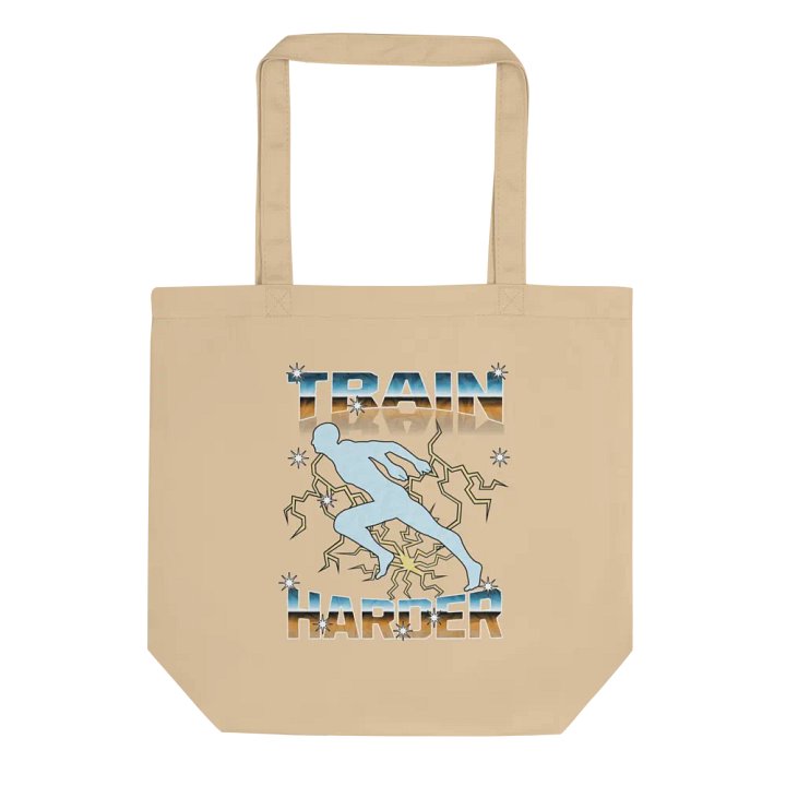 Train Harder Runner Thunder Stride Eco Tote product image (1)