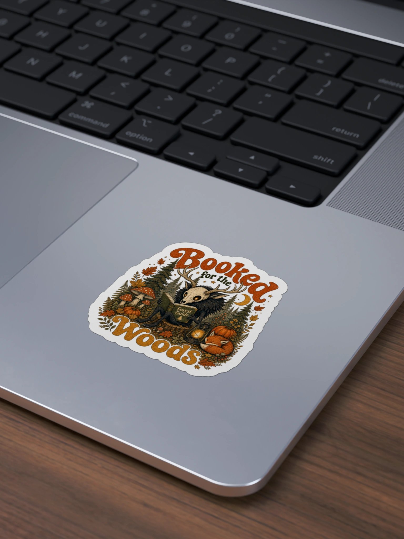 Booked for the Woods Vintage Woodland Sticker product image (26)