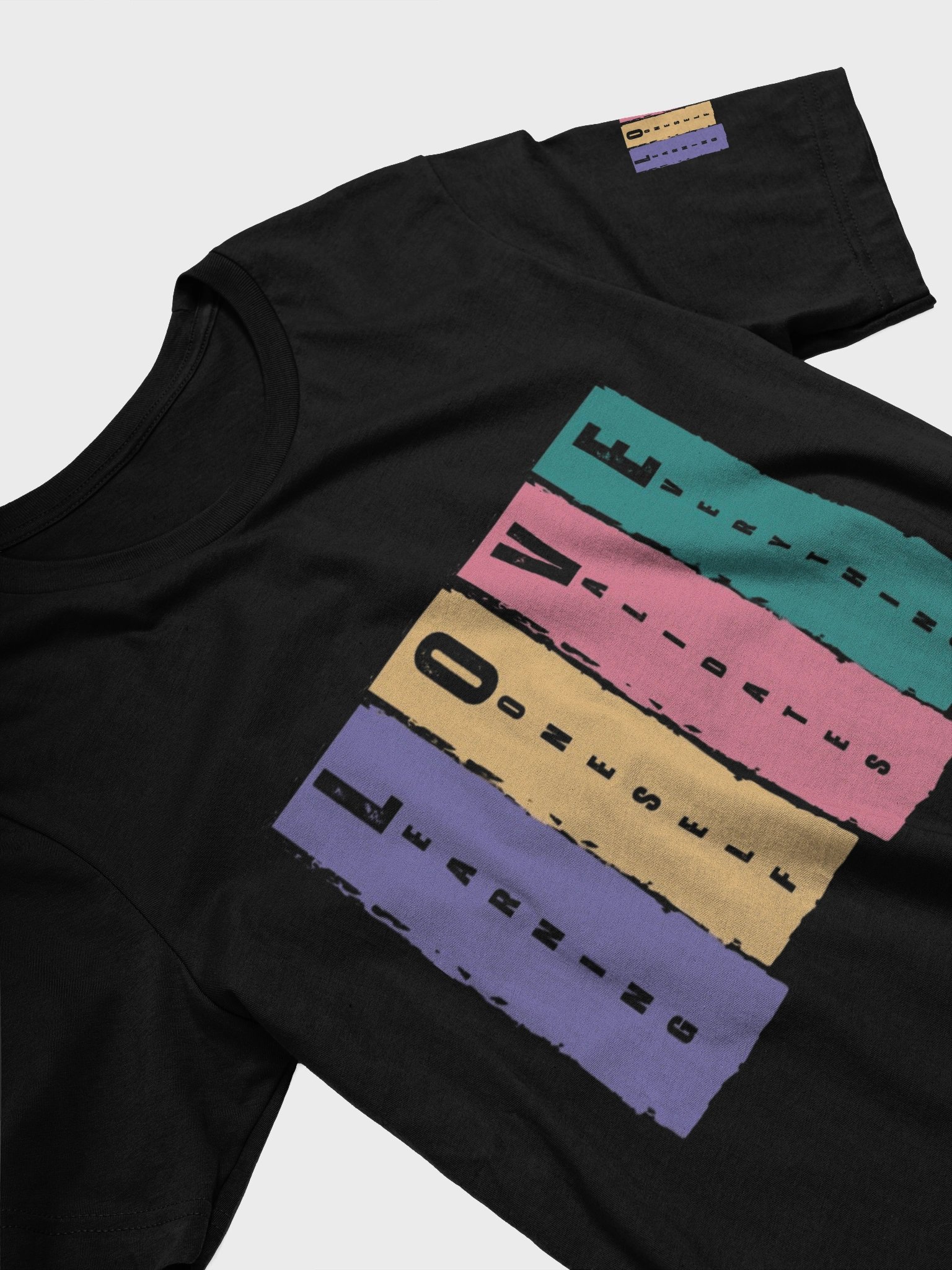 LOVE Vertical Panel T-Shirt product image (3)