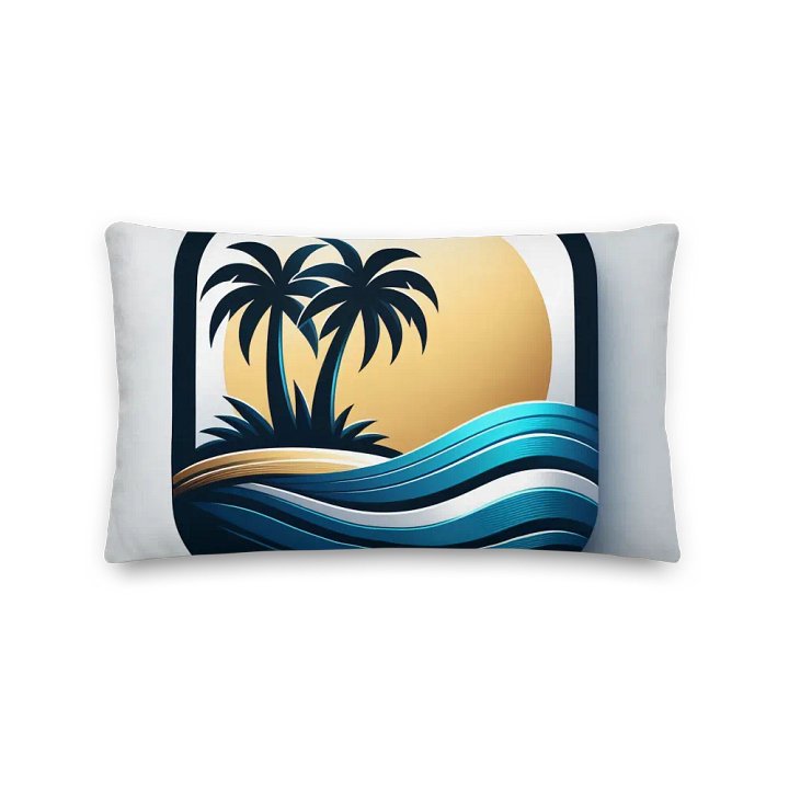 Tropical Vibes Premium Pillow | Ai Design product image (2)