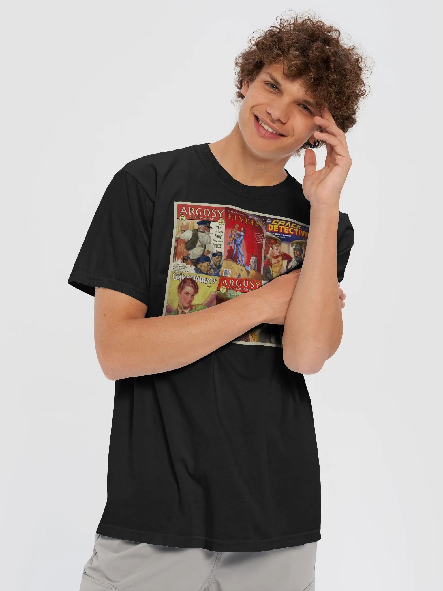 Vintage Magazine Collage Graphic Tee product image (5)