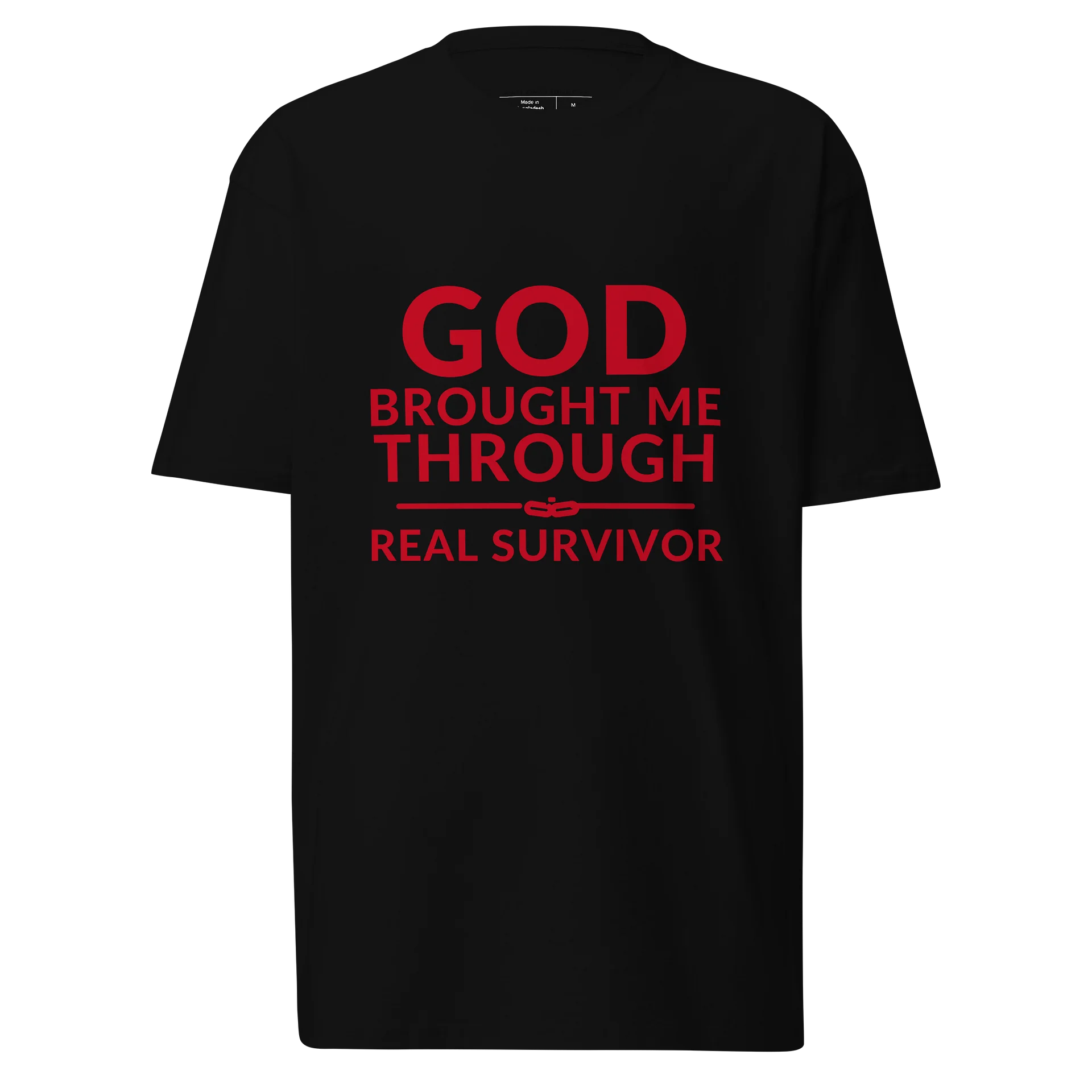 God Brought Me Through Real Survivor Tee product image (1)