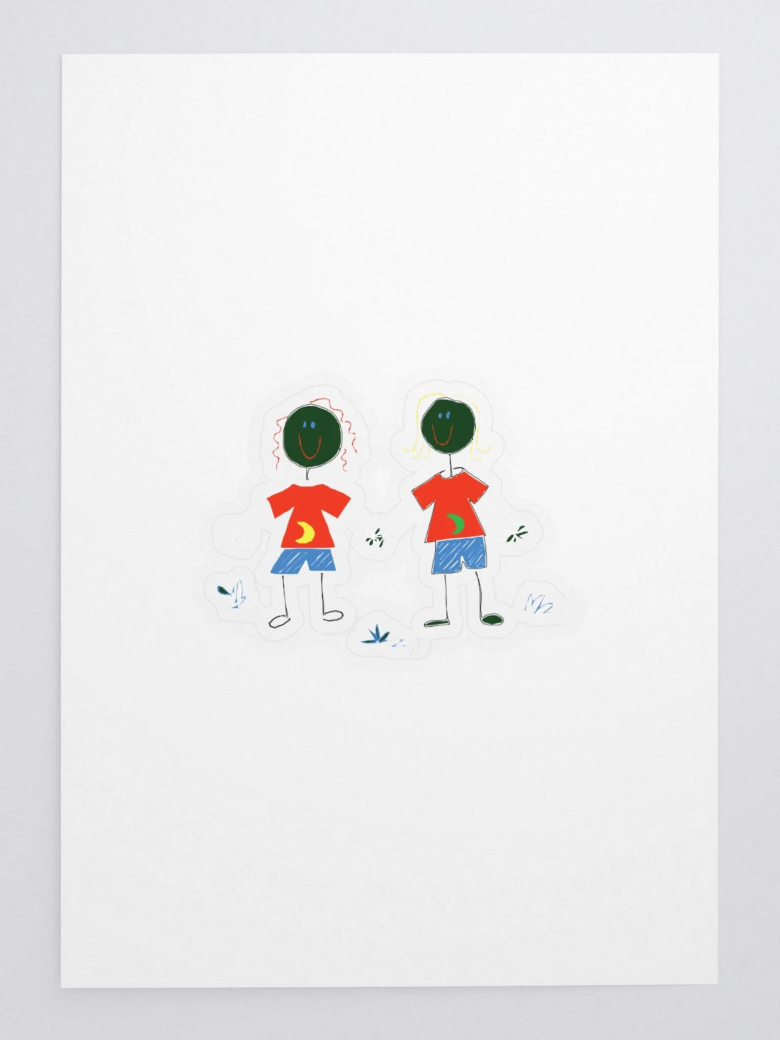 TWO STICK FIGURES. product image (3)