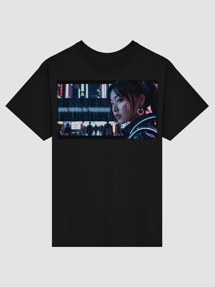 Neon Cyberpunk Girl Streetwear T-Shirt product image (1)