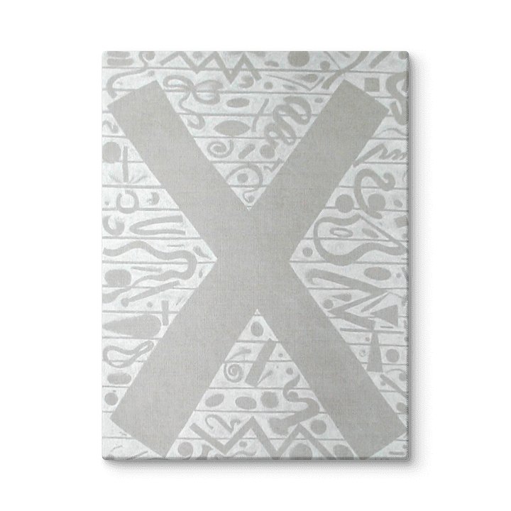 X (1995) on canvas (18" x 24") product image (2)