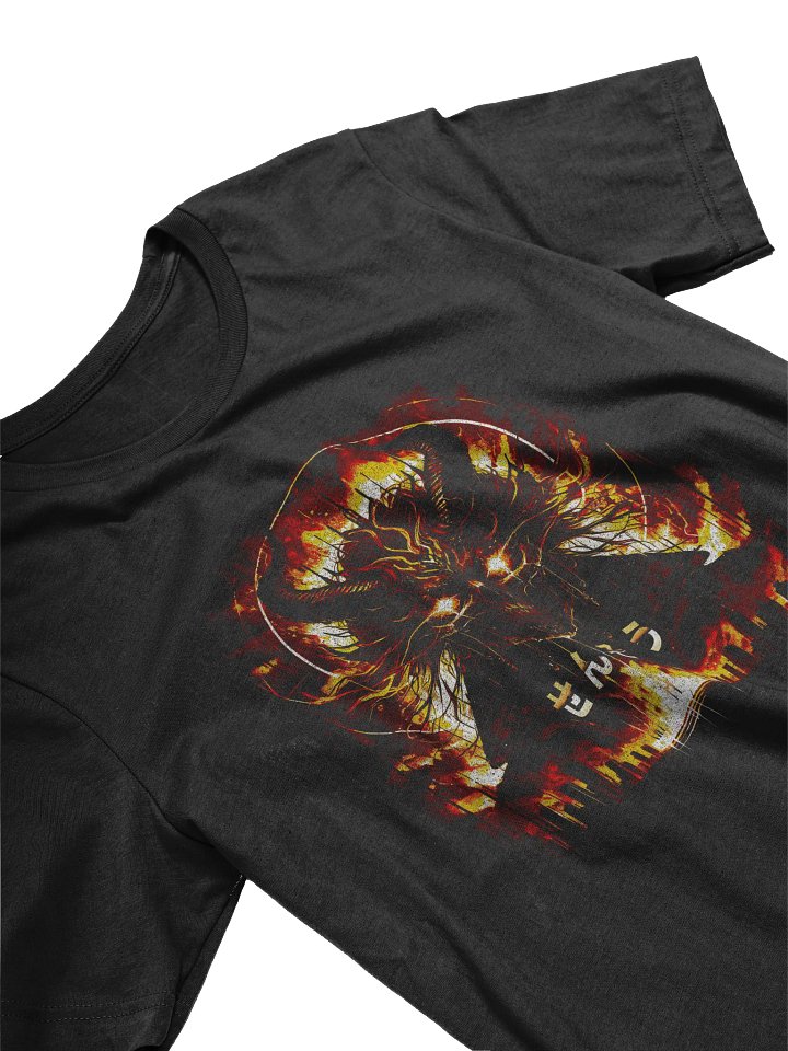 War – Fiery Battle Demon Gothic T-Shirt product image (2)