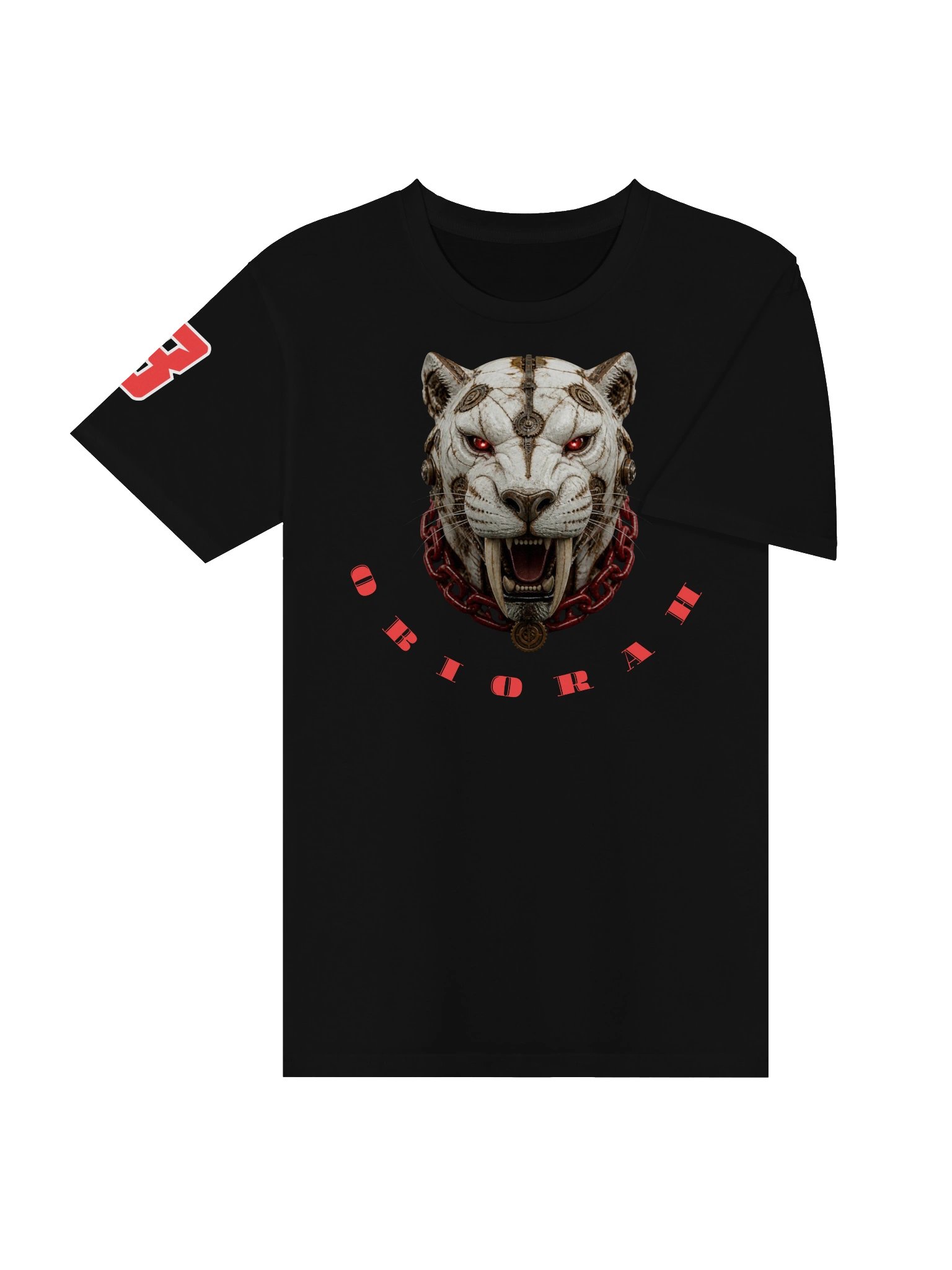 Cyber Feline Fury - Cyberpunk Tee product image (4)