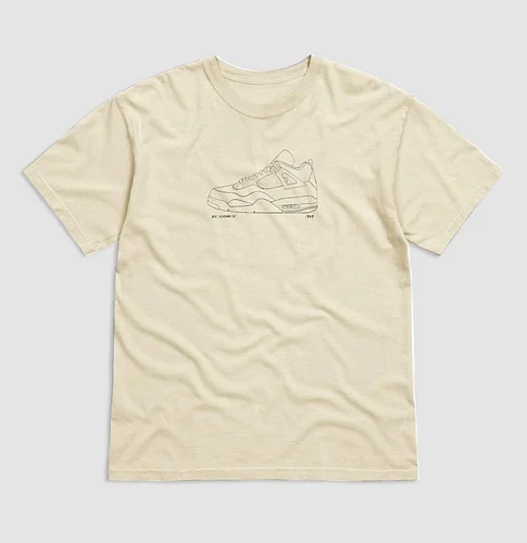 AJ IV on a cream tee. My current favorite tee. 

#SneakerHead
#KicksOnFire
#SneakerAddict
#FreshKicks
#SneakerFreak
#Kickstag...
