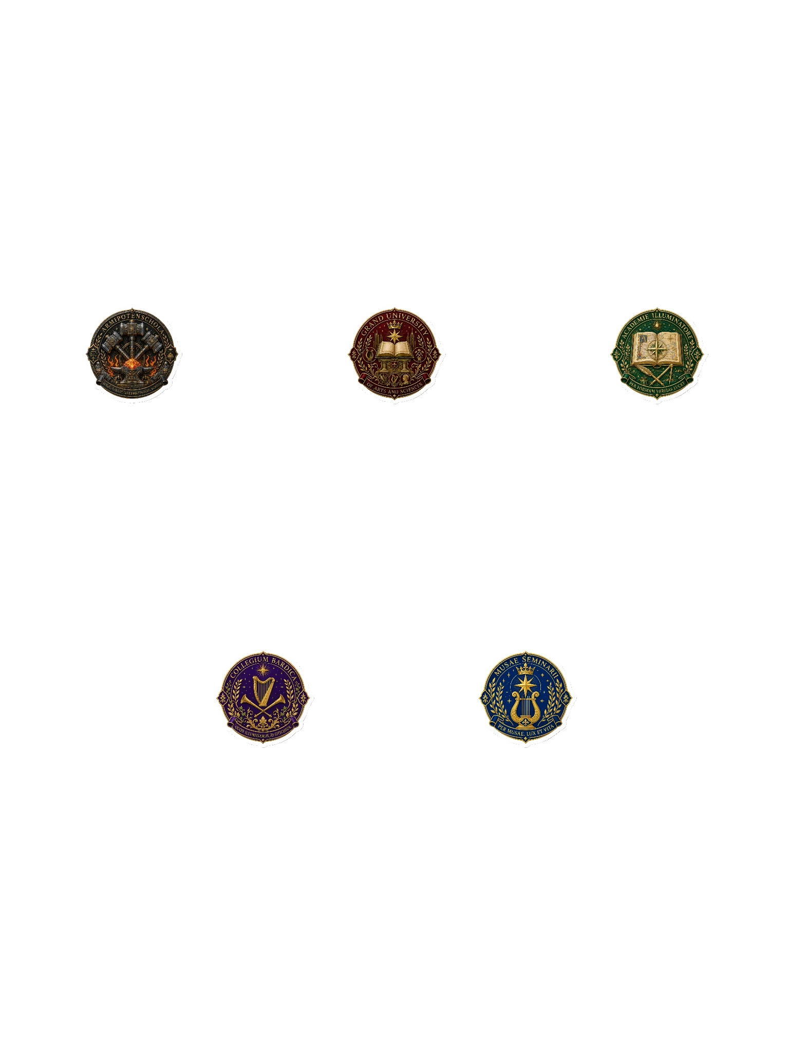 Grand University Magnet Set product image (1)