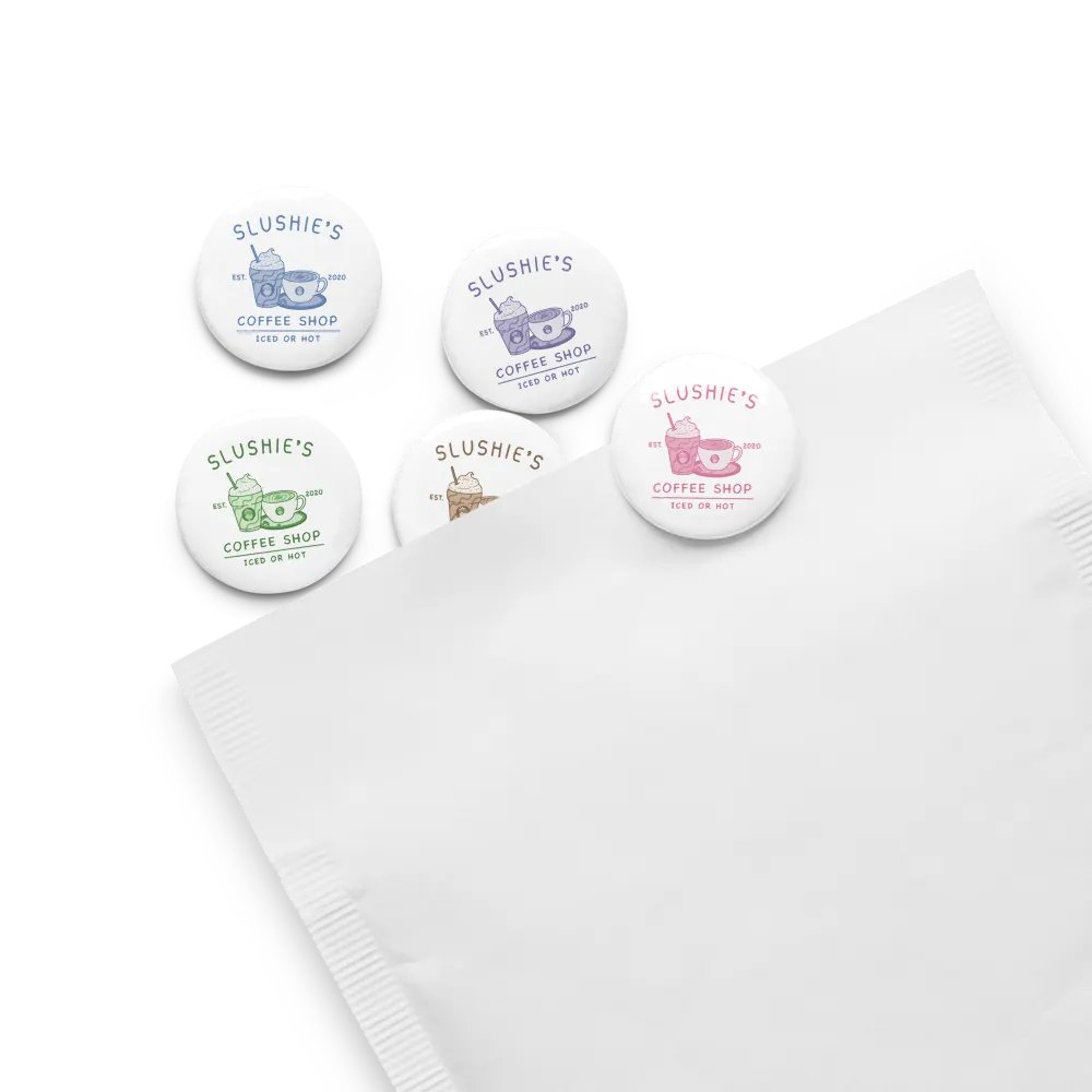 Slushie's Coffee Shop | Pins (White) product image (13)