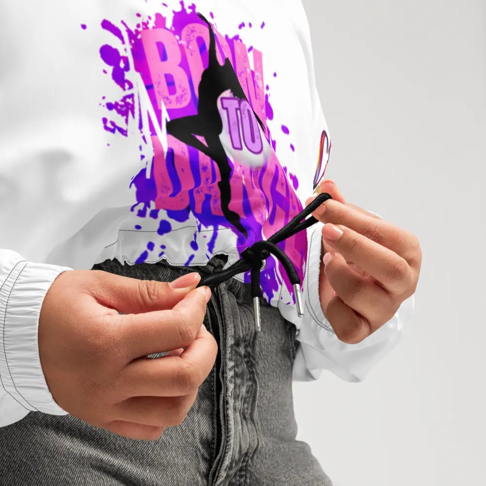 Born to Dance Her Silhouette Dynamic Dance Vibes Cropped Windbreaker product image (11)