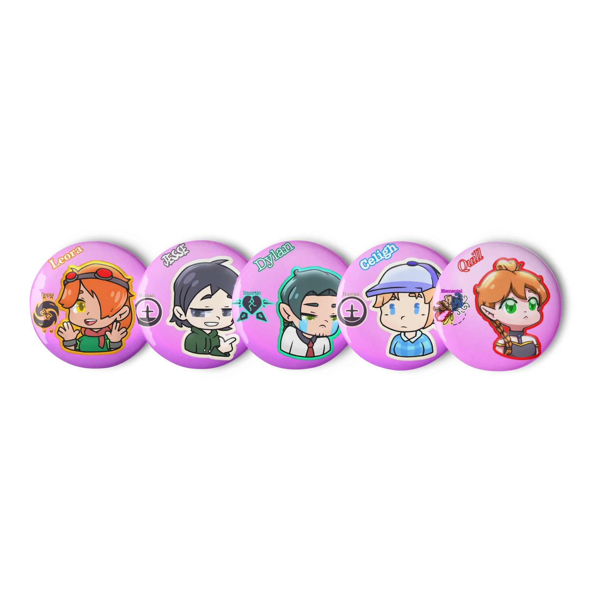 Dynamic Lee_Lord Character Pin Set product image (3)