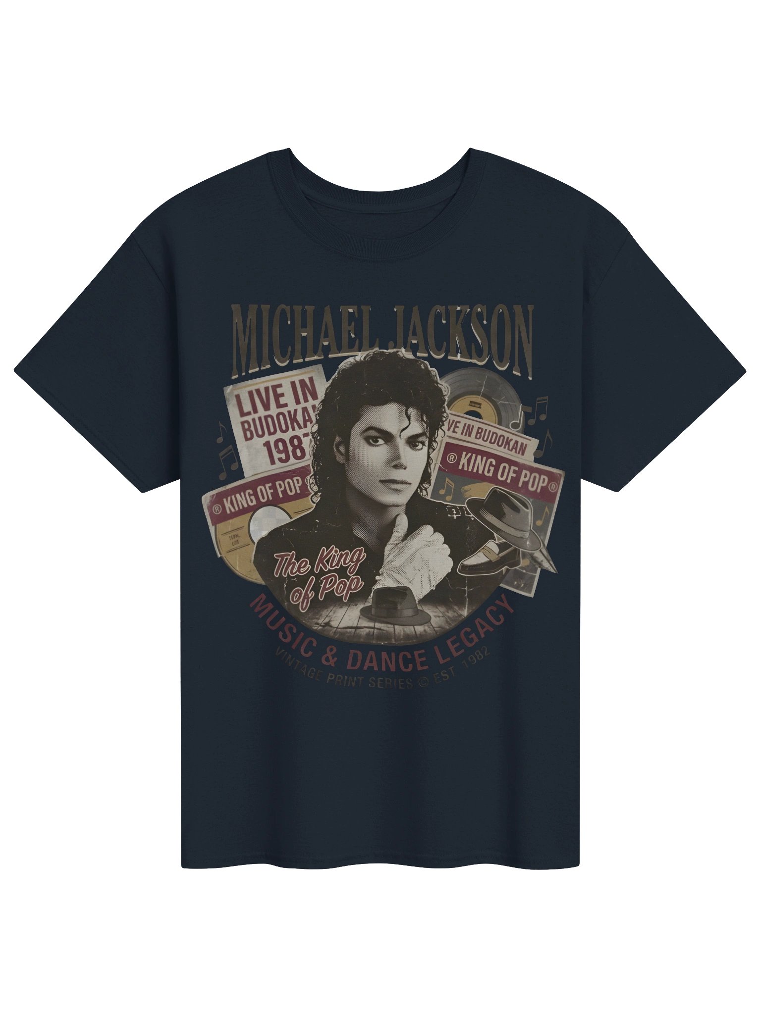 マイケルジャクソン＜KING　OF　POP＞　Tシャツ Vintage Michael Jackson 