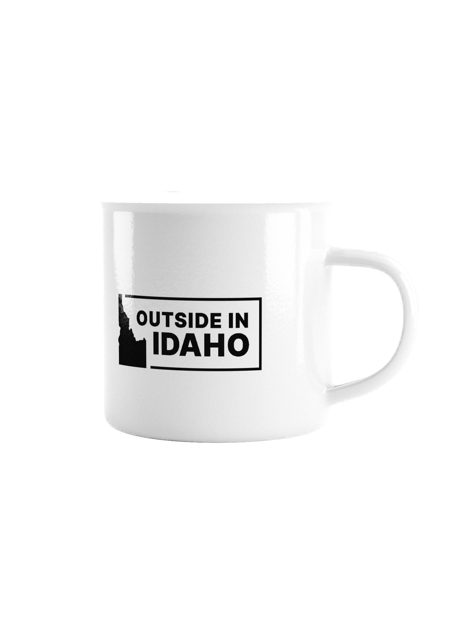 Outside in Idaho Enamel Mug product image (1)
