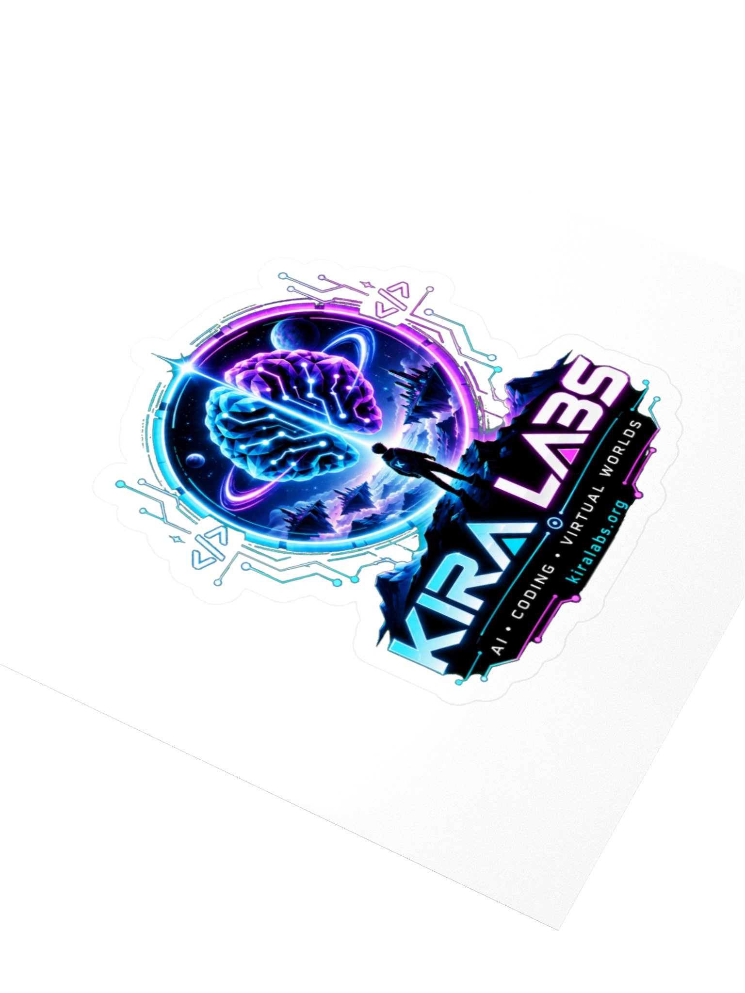 Kira Labs AI Coding Virtual Worlds Sticker product image (7)