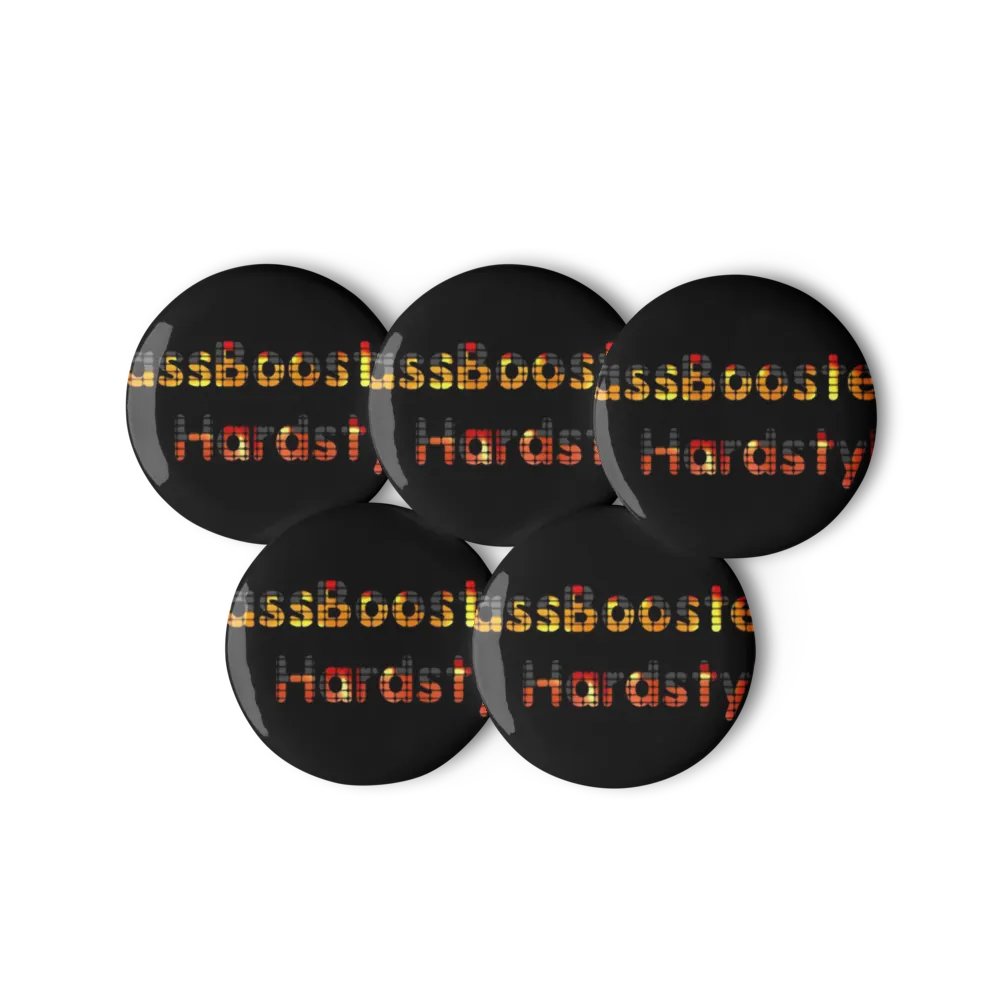 BassBoostedHardstyle Pinset (Black) product image (7)