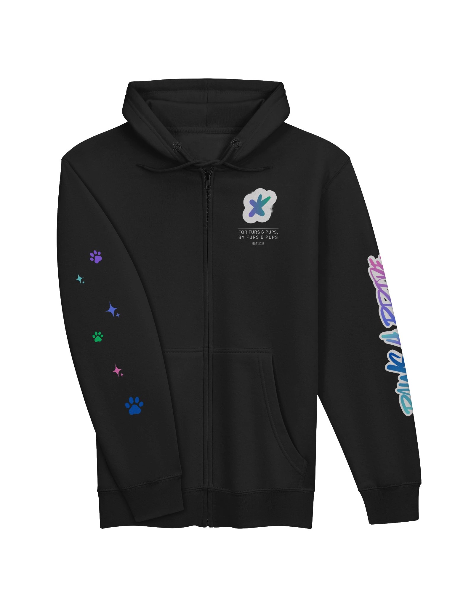 Paws4Pride Zip Hoodie product image (3)
