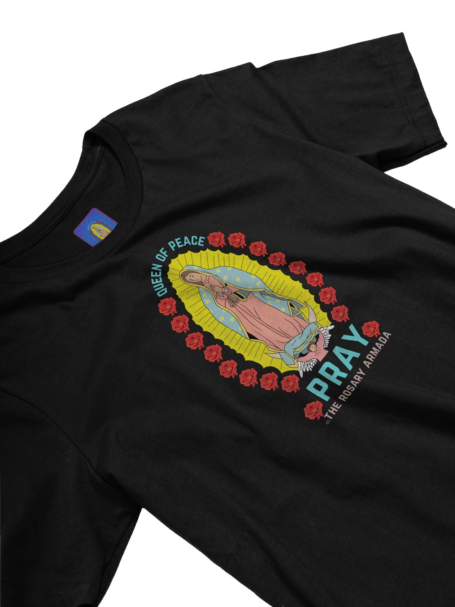 Queen of Peace Rosary Armada Return T-Shirt product image (3)