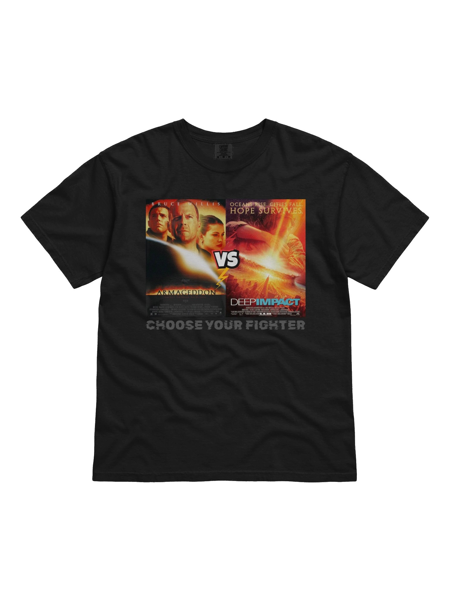 Armageddon vs. Deep Impact Choose Your Fighter T-Shirt product image (10)