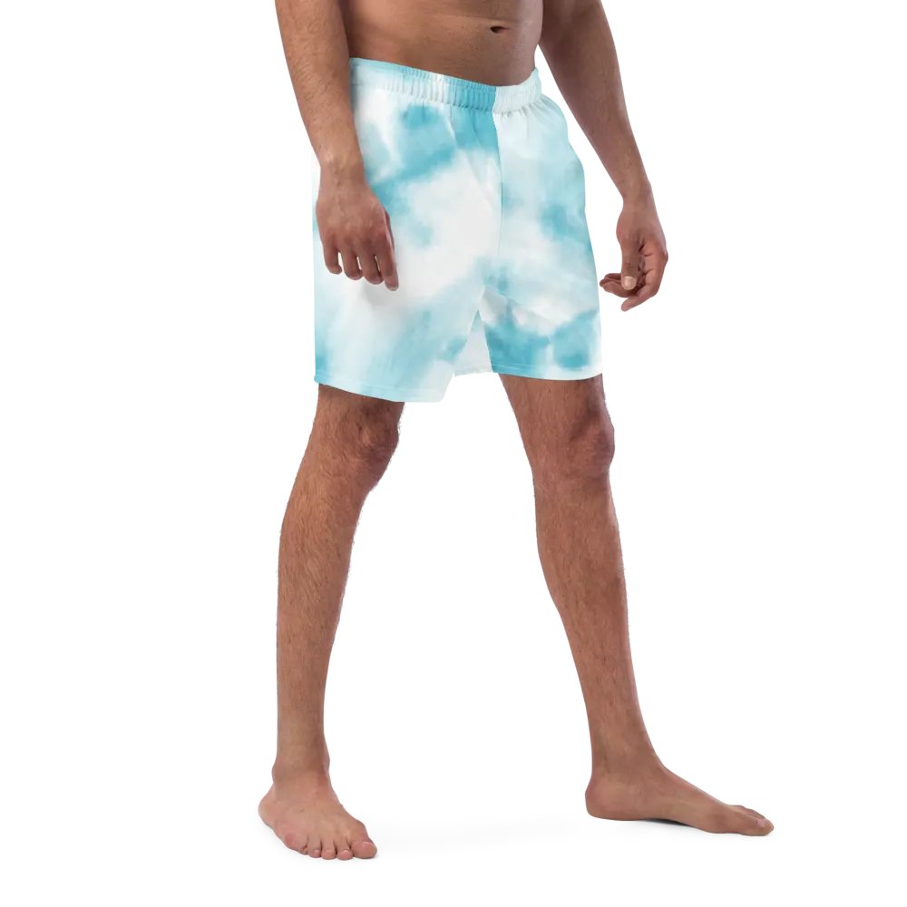Blue Tye Dye Swim Trunks product image (8)
