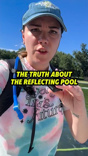 Here’s what the WOKE MEDIA won’t tell you about the Reflecting Pool. 

#news #politics #satire