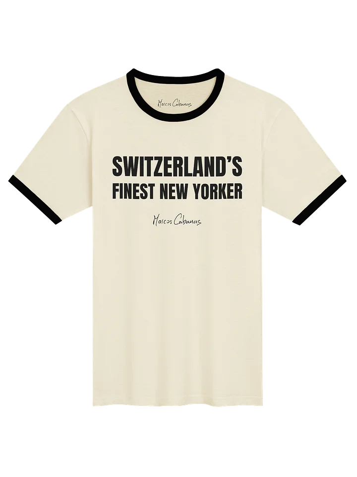 SWITZERLAND'S FINEST NEW YORKER BASEBALL TEE product image (1)