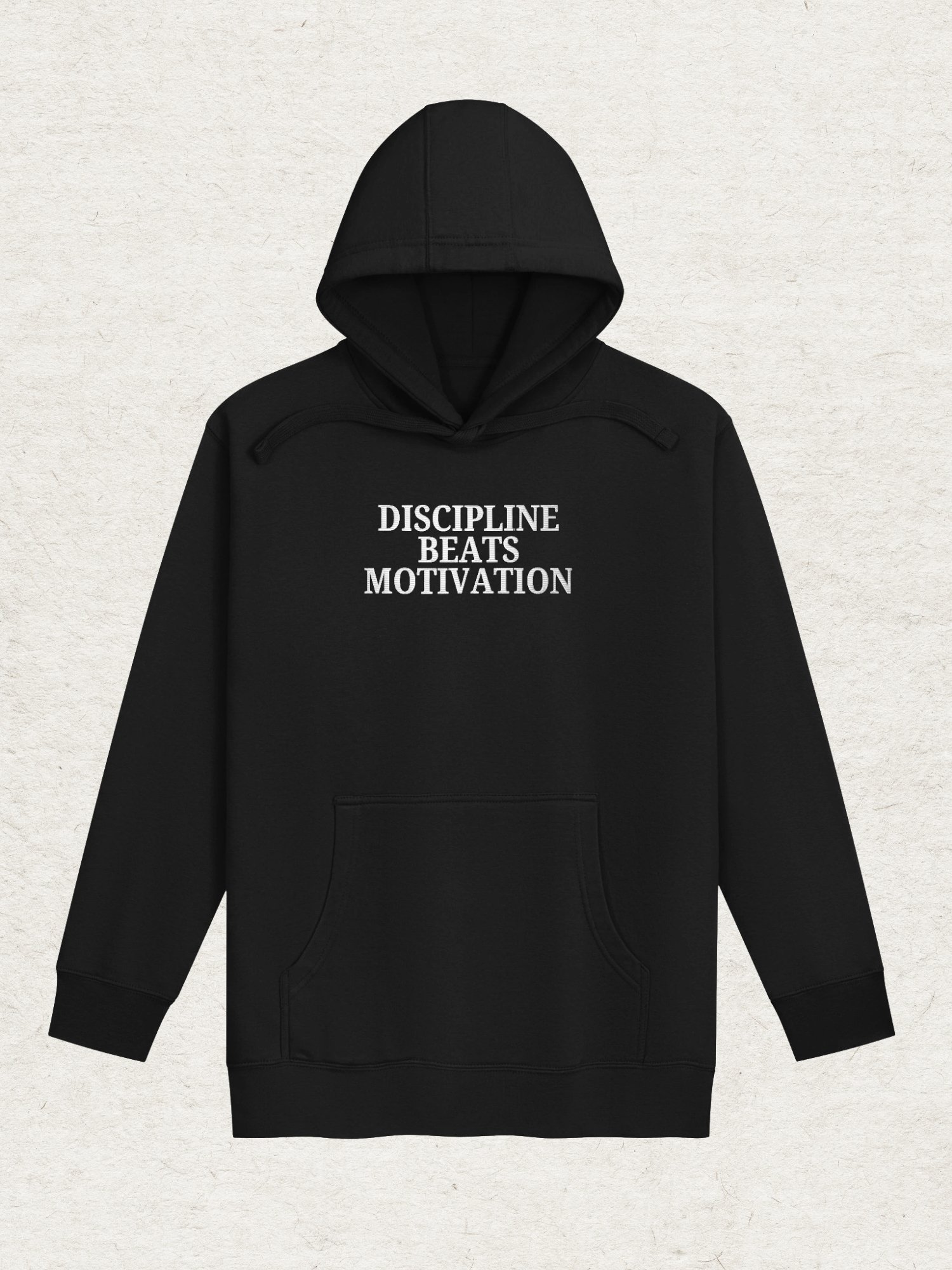 Discipline Beats Motivation Hoodie product image (2)