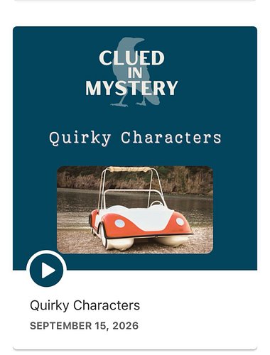 Mystery fans are familiar with quirky, unusual characters. They are often what makes a mystery or series memorable. In today’...