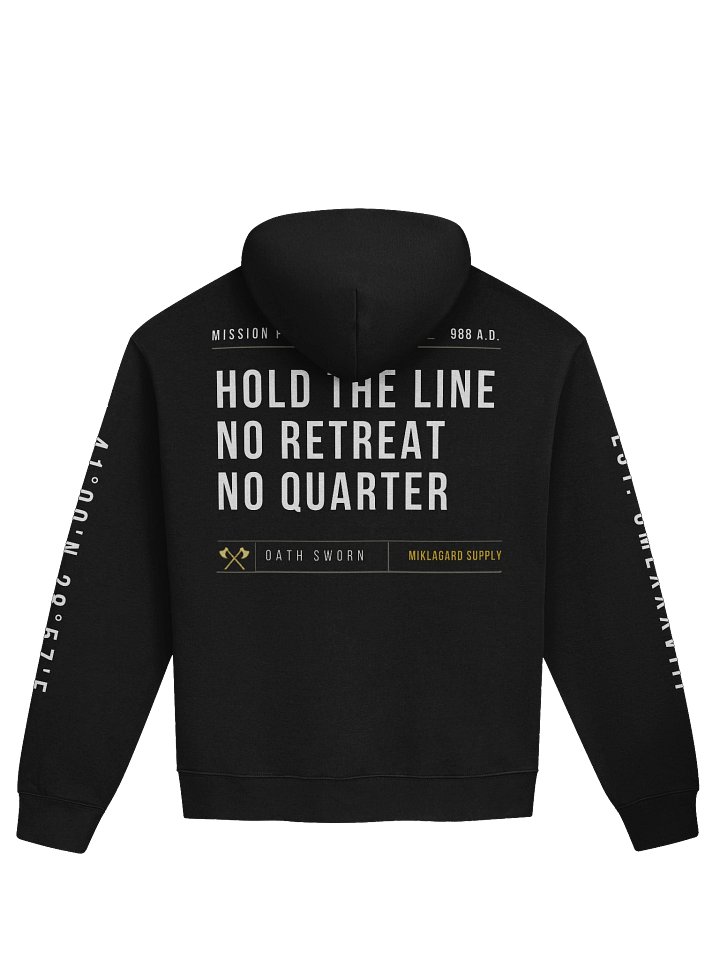 HOLD THE LINE — Tactical Code Hoodie product image (1)