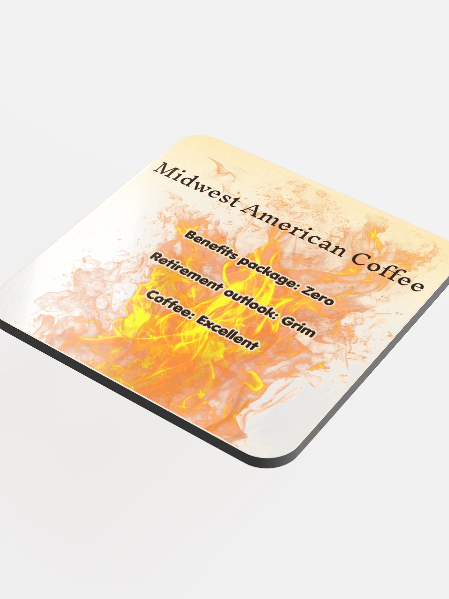 Coffee Bean Retirement Plan Coaster | Funny Coffee Coaster product image (4)