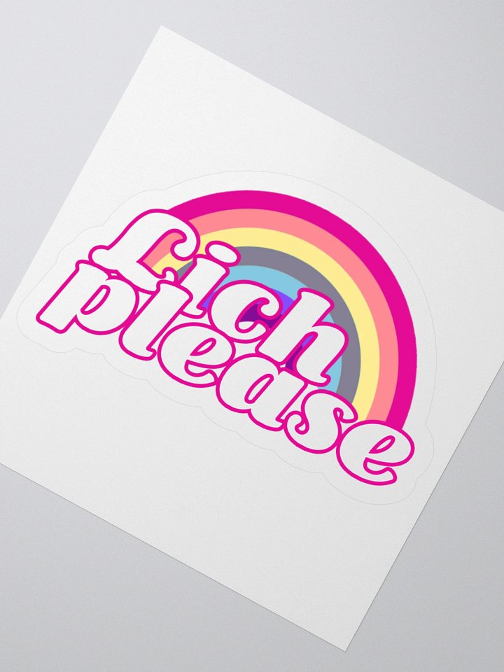 Lich Please Kiss-Cut Sticker product image (7)