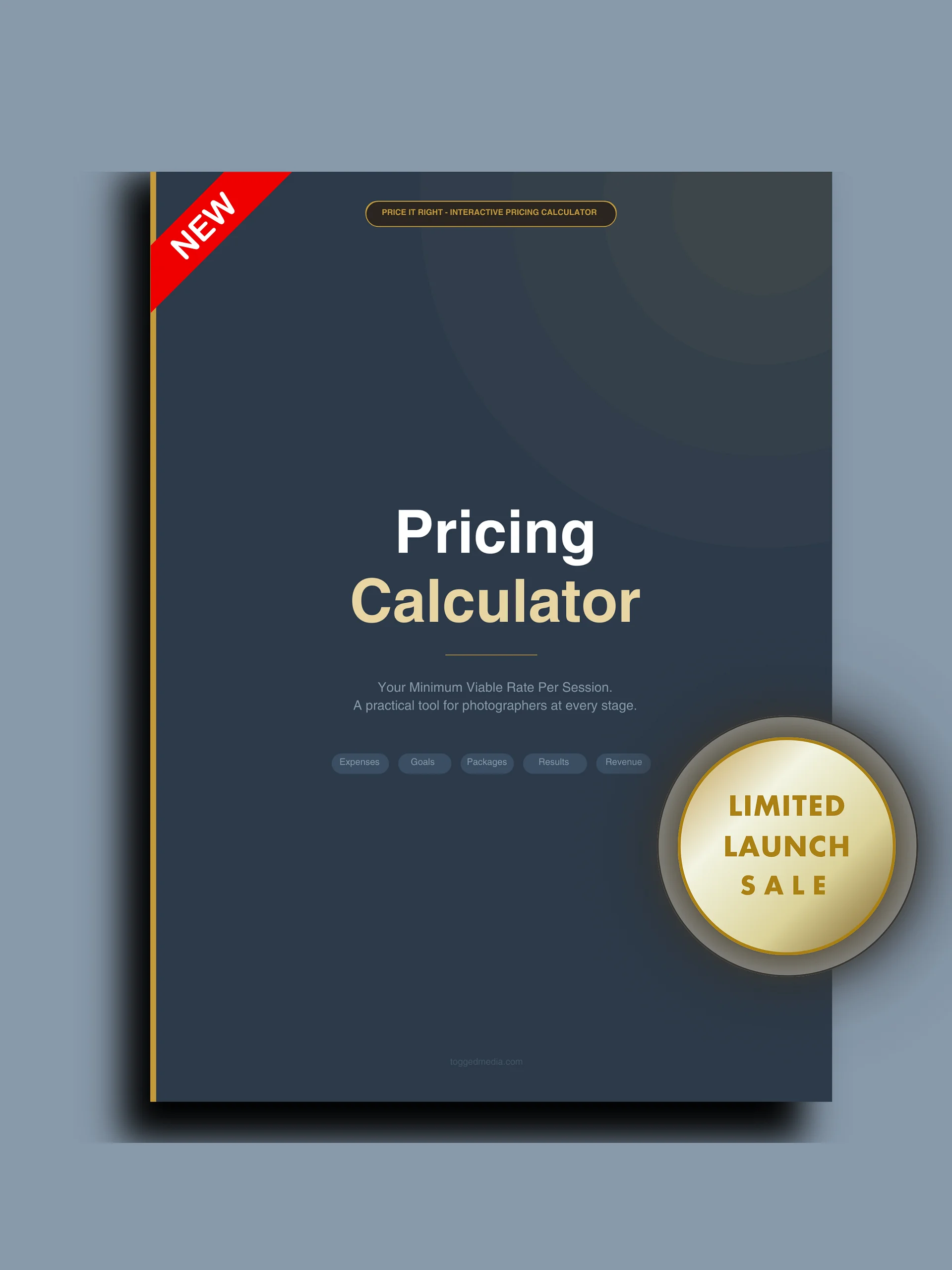 Pricing Calculator for Photographers - Limited Launch Sale - 50% Off product image (1)