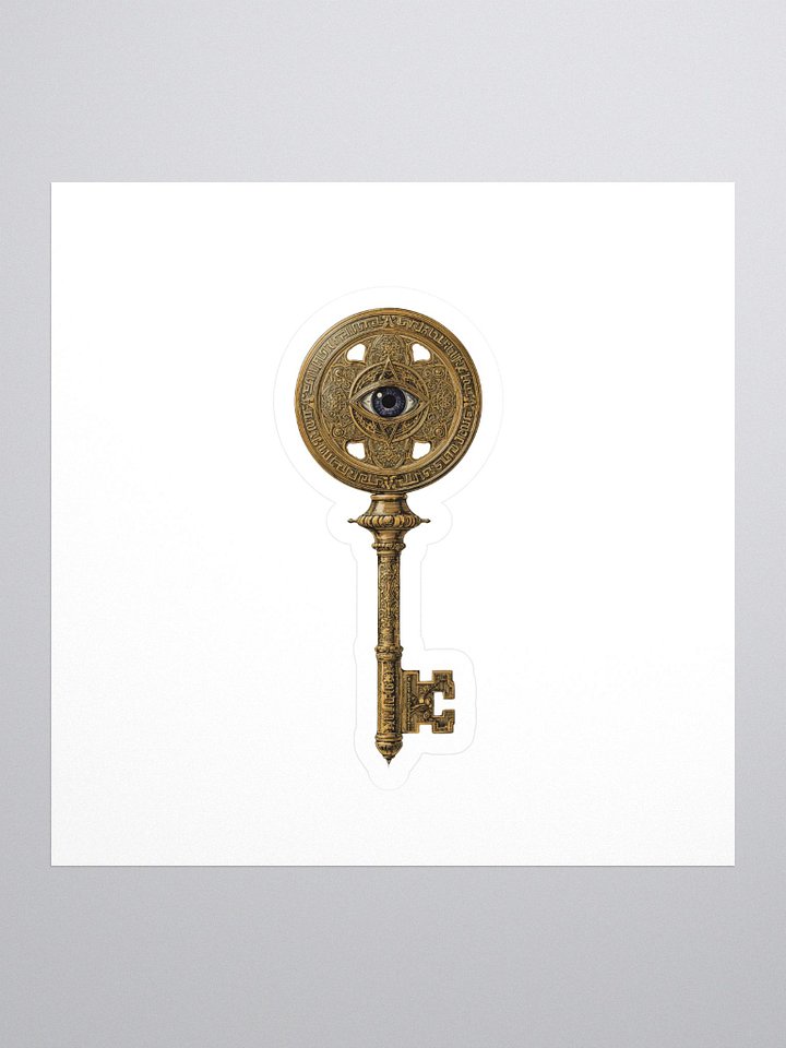 The Gatekeeper’s Key Vinyl Sticker – Custom Cut Indoor Decal product image (1)
