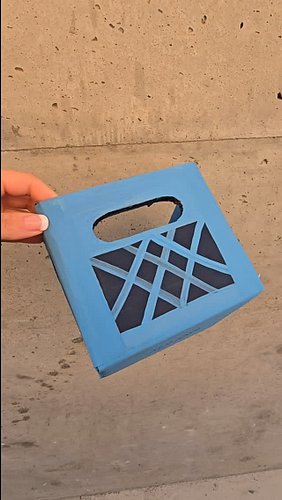 I wanted a 5x5 milk crate so I made one. Might make another do not tempt me.

Now people can flip through my mini prints like...