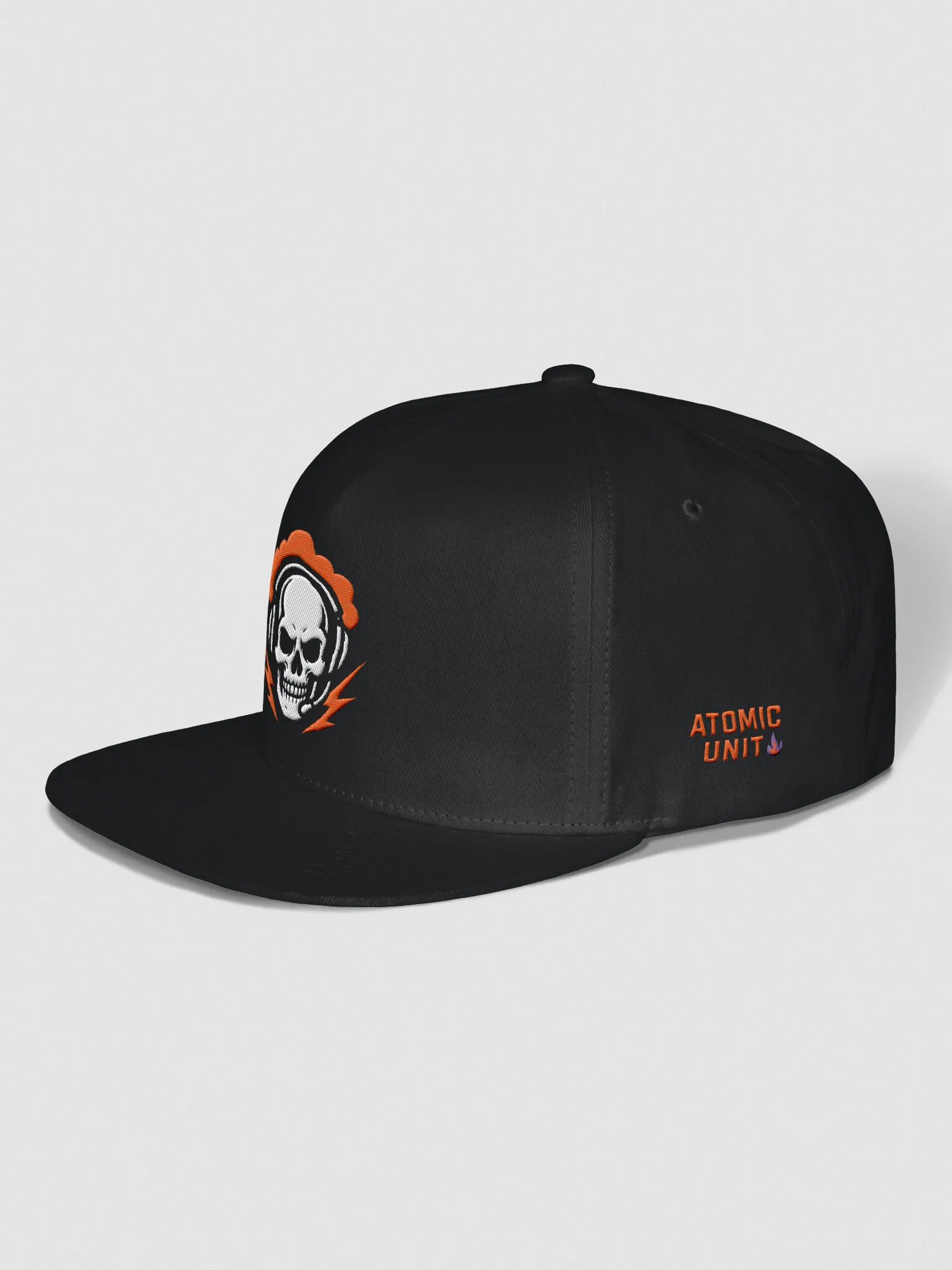 🧢 Atomic Fire Gaming Flat Bill Hat – “Detonation Unit” Edition product image (2)