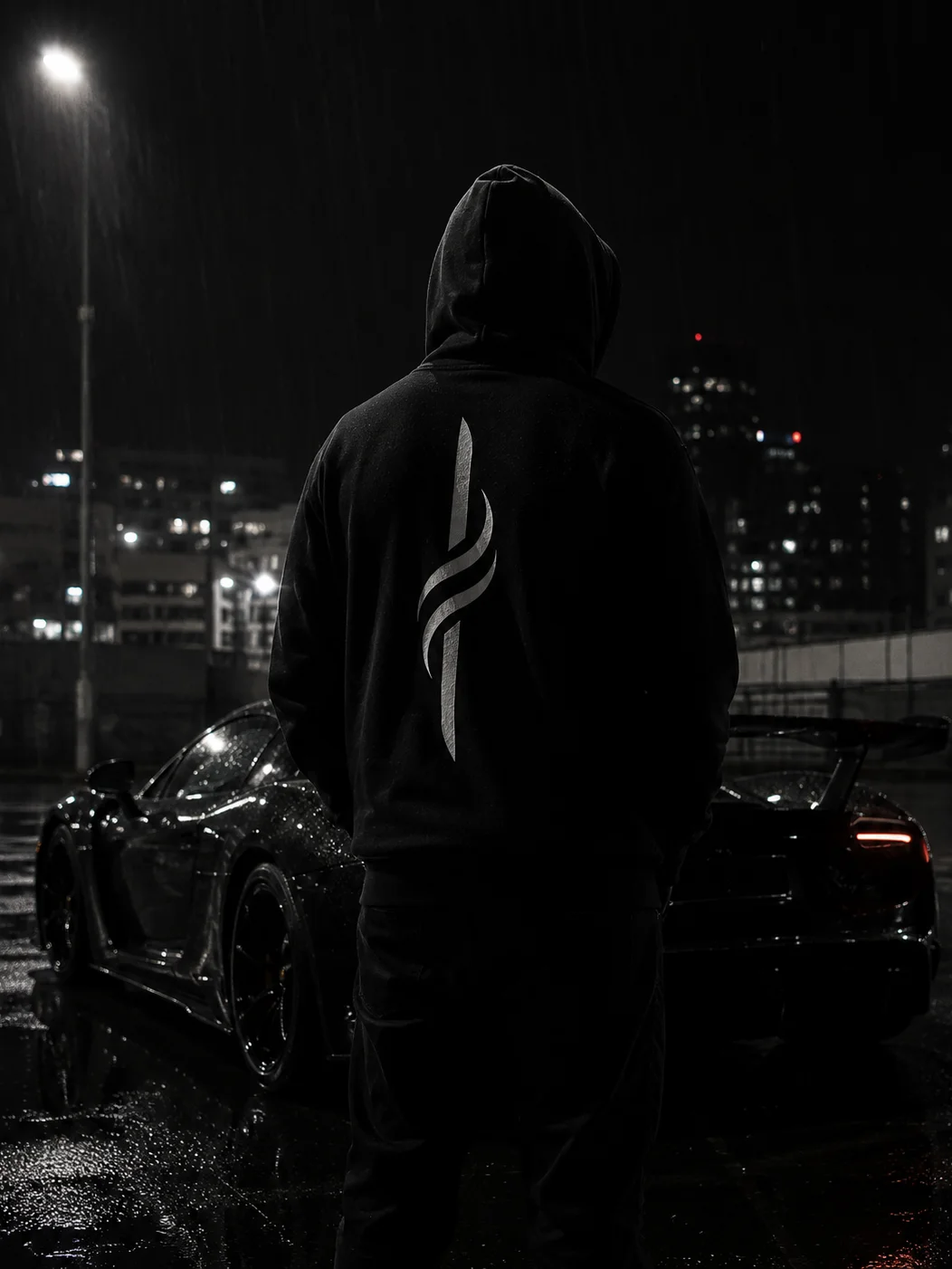 GHOSTWIND LARGE LOGO HOODIE product image (1)