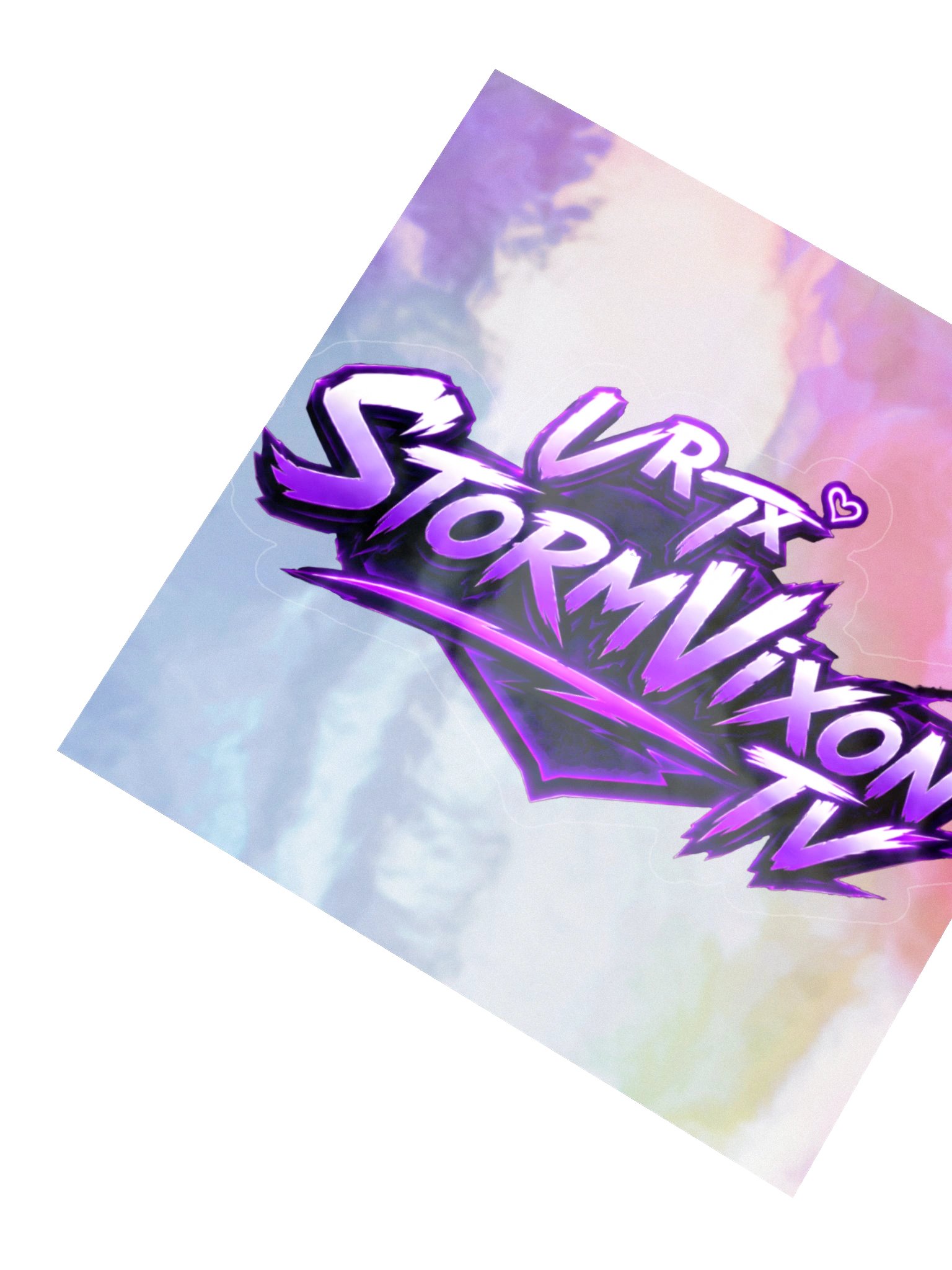 Personalized Kiss-Cut Holographic Sticker Sheet product image (2)