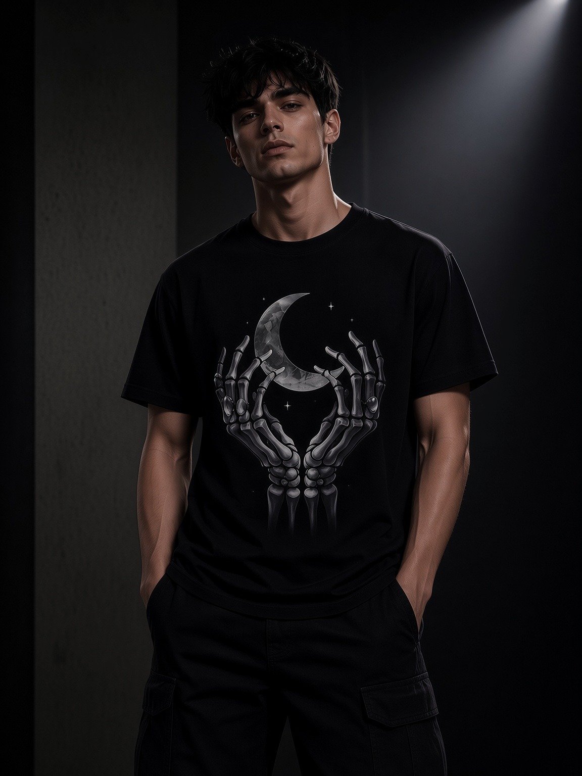 Midnight Veil — Hands of the Crescent Tee product image (3)
