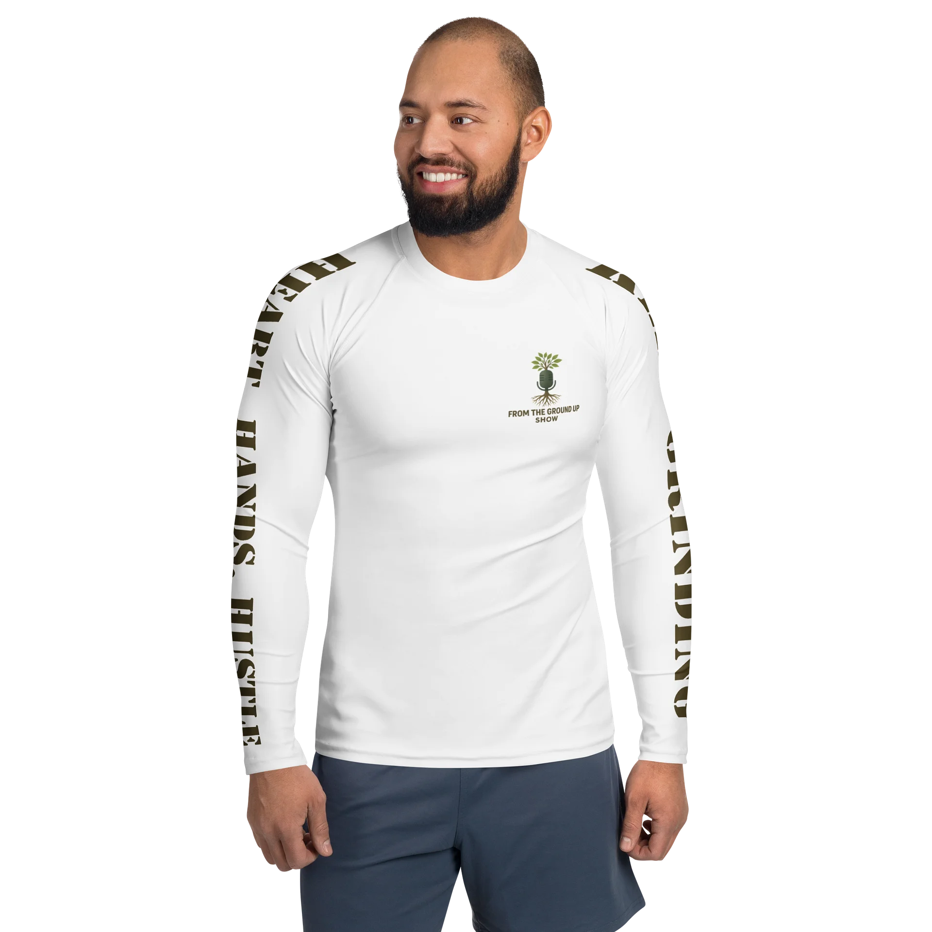 Keep Grinding Men's long-sleeve Rash Guard product image (1)