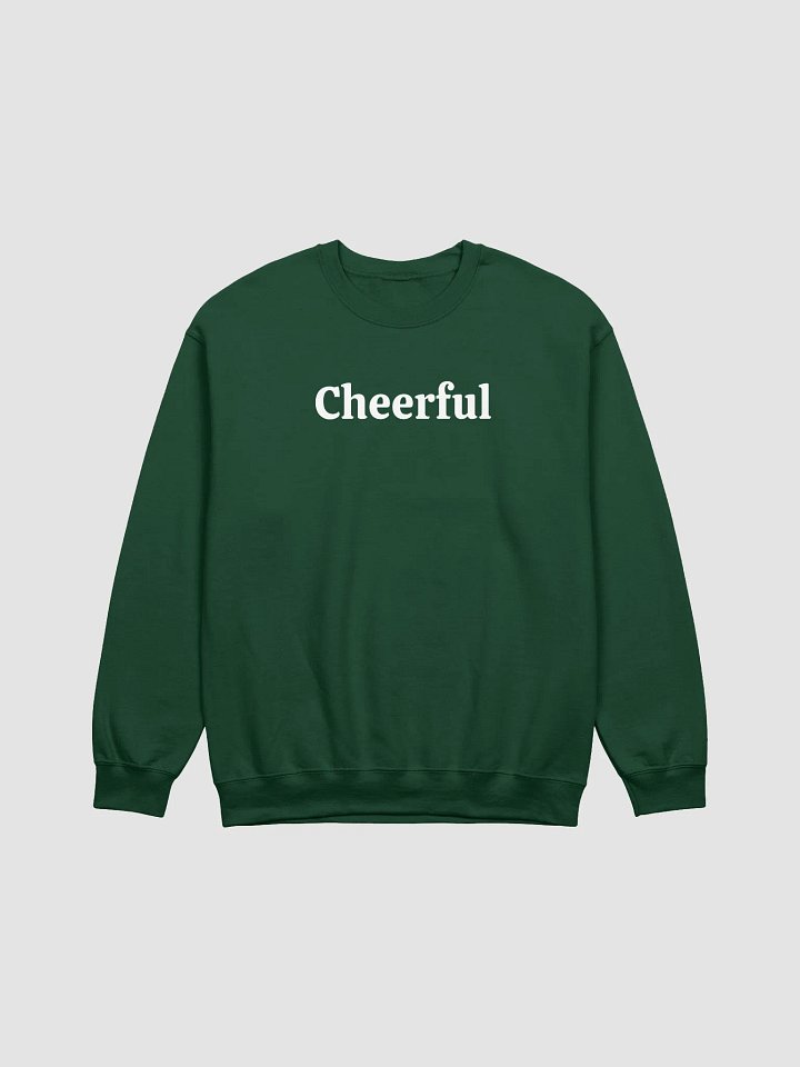 "Cheerful” My Vibe Crewneck Sweatshirt #2 product image (2)