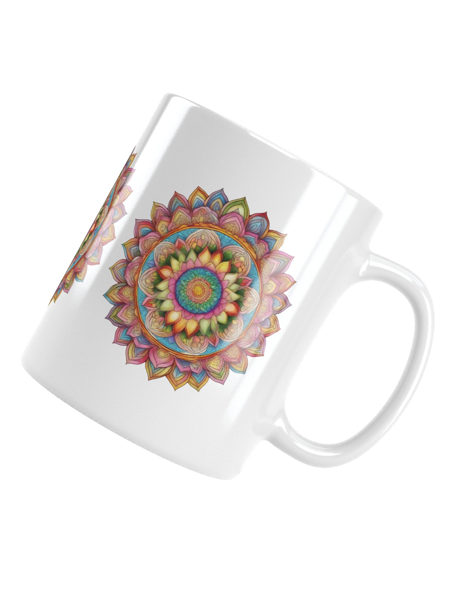 Golden Bloom Mandala - Mug product image (6)
