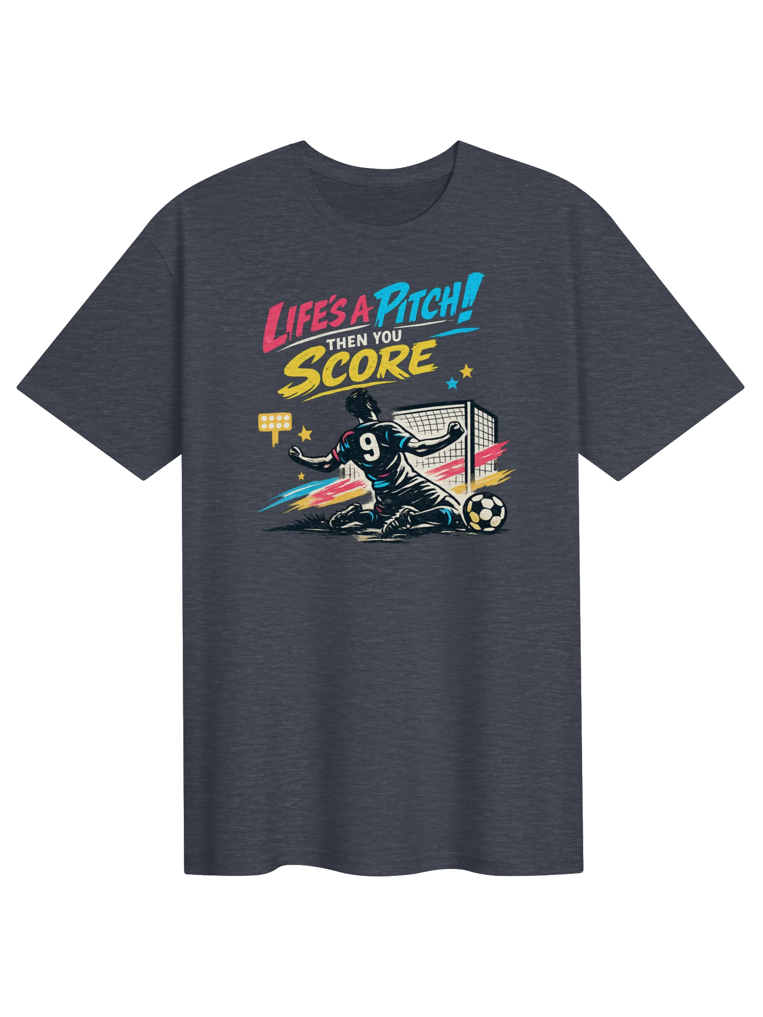 Life’s a Pitch Soccer Graphic Tee product image (1)