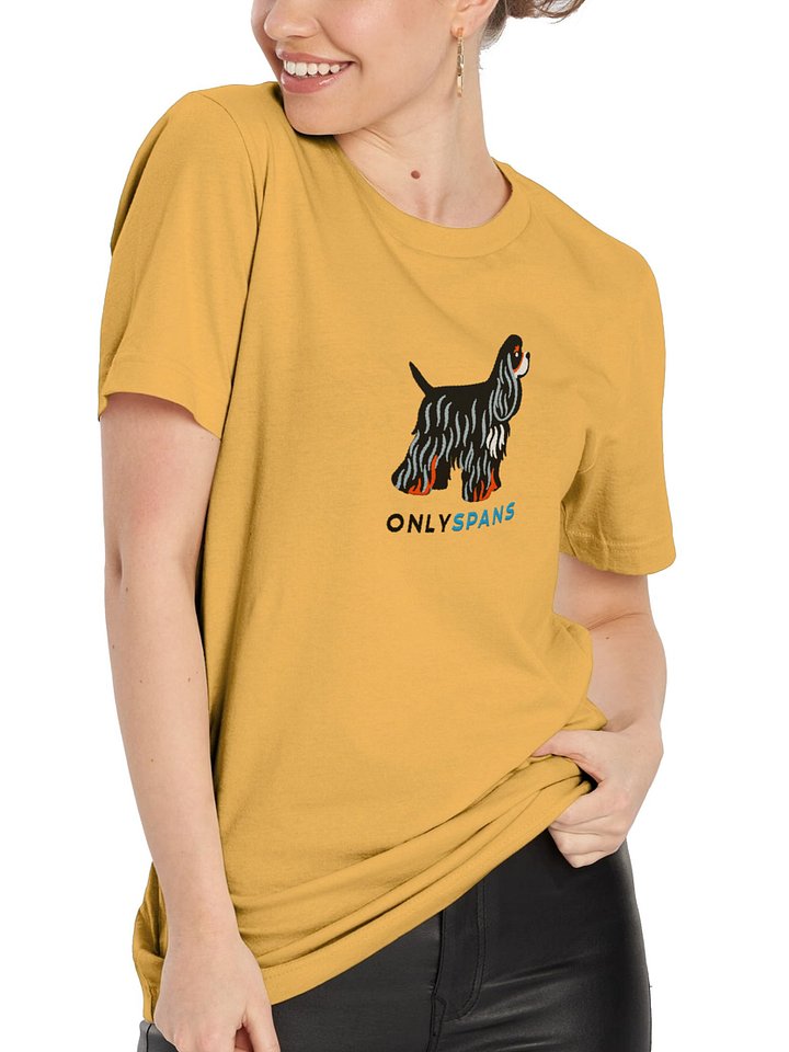 Only Spans T-Shirt(Embroidered) of an American Cocker Spaniel(Tricolor) product image (2)