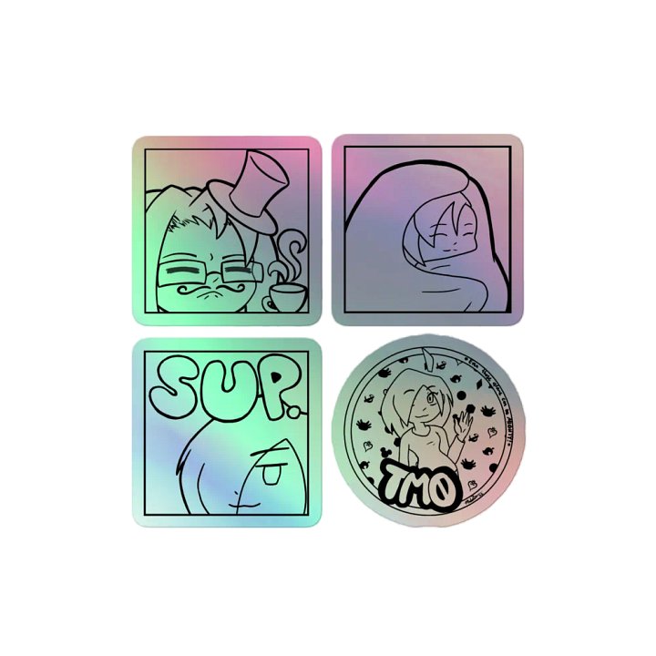Channel Holo Sticker Set (4-ct) product image (1)