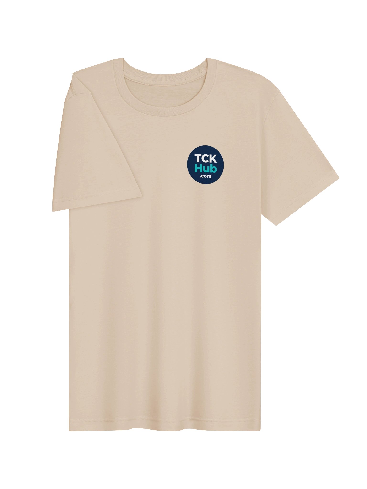 TCK Hub Round Logo Tee, Left Chest (Navy Badge) product image (7)